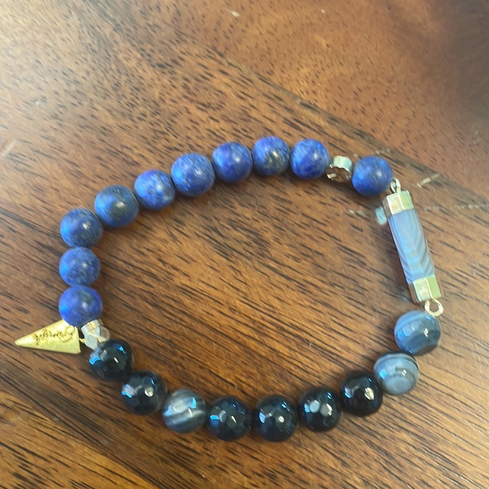 Erimish - 8 Assorted Blue Bracelets - image 3